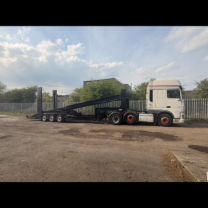 DAF XF 510 WITH TWIN DECK TRANSPORTER TRAILER                                                                                                                                                                                                                                                                                                                                                                                                                                                                                                                                                                                                                                                                                                                                                                                                                                                                                                                                                                                                                                                                                                                                                                                                                                                                                                                                                                                                                                                                                                                 ER